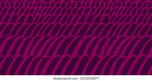 Vineyard field vector seamless texture. Agriculture abstract wallpaper pattern with waved stripes. Wine bottle packaging and Menu design.