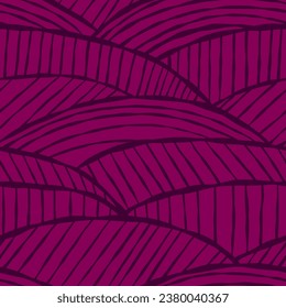 Vineyard field vector seamless texture. Agriculture abstract wallpaper pattern with waved stripes. Wine bottle packaging and Menu design.