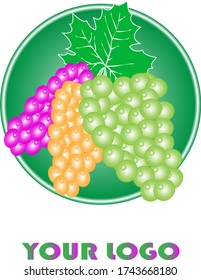vineyard logos. suitable for logos of vineyards and other fruit orchards
