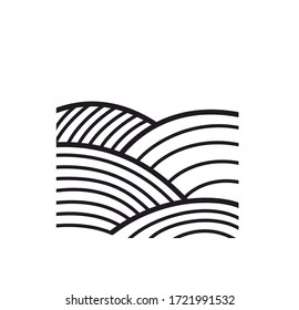 vineyard vector illustration rural landscape