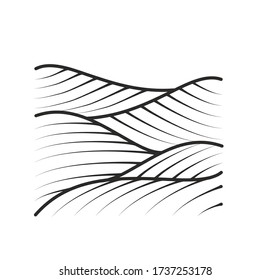 vineyard vector illustration rural landscape
