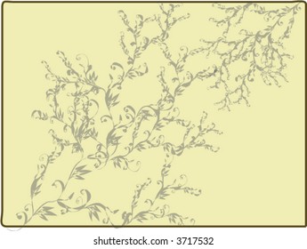 vining background vector illustrated graphics