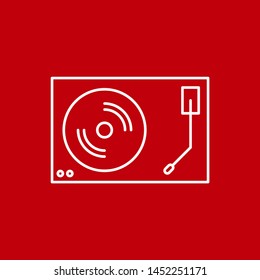 Vinly player icon for your projec
  