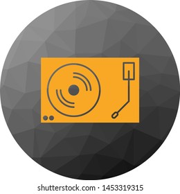 Vinly player icon for your projec
  