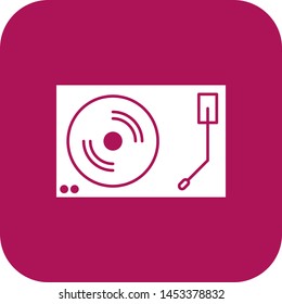 Vinly player icon for your projec
  