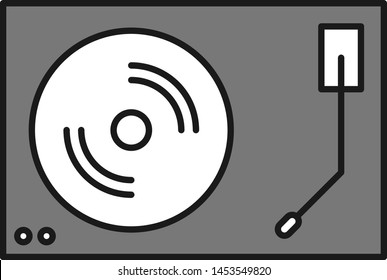 Vinly player icon for your projec
  