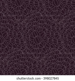 Vinous  vector seamless abstract hand-drawn pattern