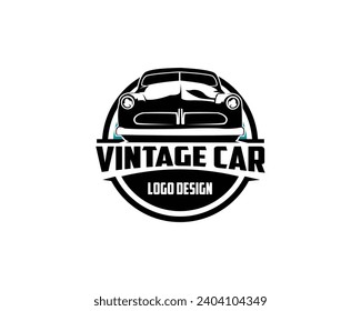 vintage 1932 Ford Caupe car. Isolated on white background seen from the front. best for logos, badges, emblems and icons