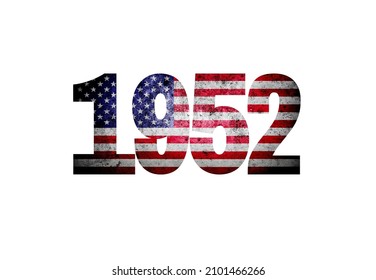 Vintage 1952 united State Flag
