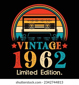 Vintage 1962 Limited Edition Cassette Tape