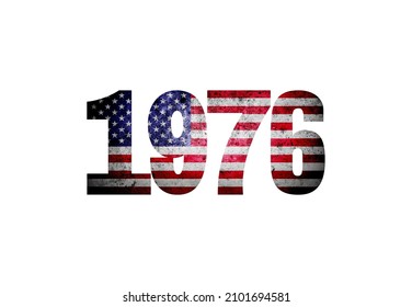 vintage 1976 United State Flag