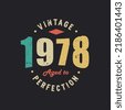 aged to perfection 1978