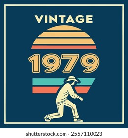 Vintage 1979 Birthday T-Shirt Design