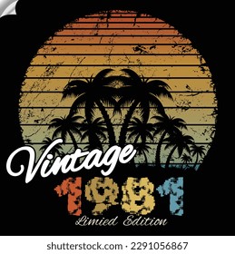 Vintage 1981 limited edition T-shirt design.