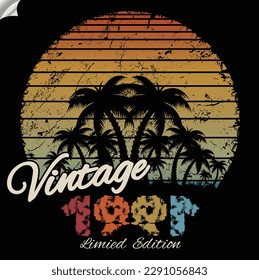 Vintage 1991 limited edition T-shirt design.