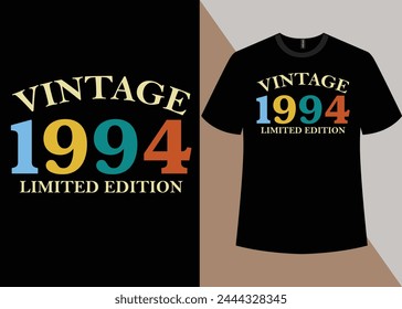 Vintage 1994 Limited Edition birthday T-shirt,
