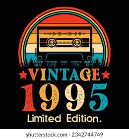 Vintage 1995 Limited Edition Cassette Tape