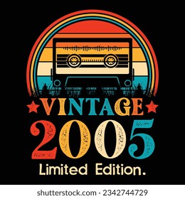 Vintage 2005 Limited Edition Cassette Tape