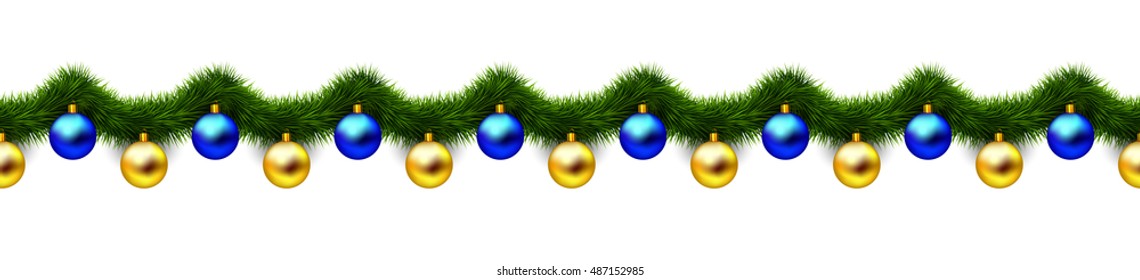 Tinsel Garland Isolated Images Stock Photos Vectors Shutterstock