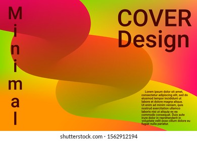 Vintage 3d badge with abstract 3d wave background. Graphic abstract background. Design modern vector business concept. Poster design.