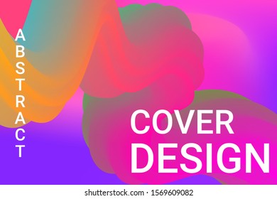 Vintage 3d badge with abstract 3d wave background. Gradient abstract background vector.  Design modern vector business concept. Cartoon vector illustration.