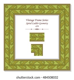 Vintage 3D frame 459 Spiral Ladder Geometry
