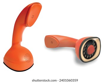 Vintage 50's plastic phone design