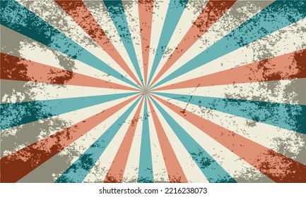 Vintage 70's, 60's, 50's, 40's Color Set Background good for aesthetic banner poster wallpaper
