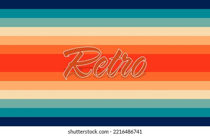 Vintage 70's, 60's, 50's, 40's Color Set Background good for aesthetic banner poster wallpaper