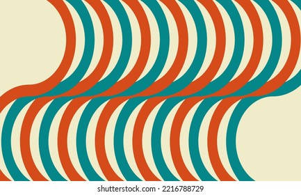 Vintage 70's, 60's, 50's, 40's Color Set Background good for aesthetic banner poster wallpaper