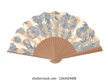 Vintage abanico illustration