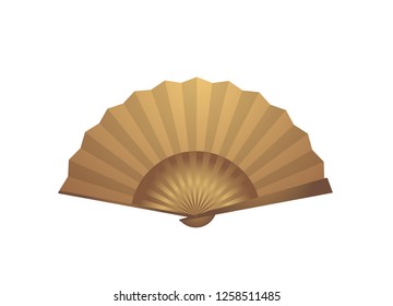 Vintage abanico illustration design