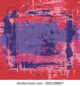 Vintage Abstract Background Texture Grunge Colorful Modern Style Splatter Scratch