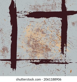 Vintage Resumen Fondo Textura Grunge Colorido Estilo Moderno Splatch