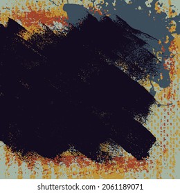 Vintage Abstract Background Texture Grunge Colorful Modern Style Splatter Scratch