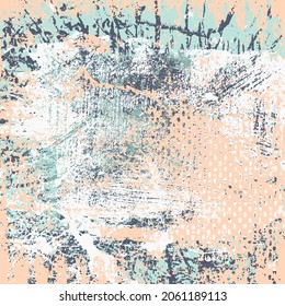 Vintage Abstract Background Texture Grunge Colorful Modern Style Splatter Scratch