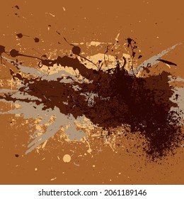 Vintage Abstract Background Texture Grunge Colorful Modern Style Splatter Scratch