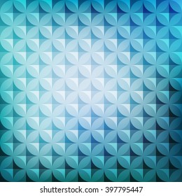 Vintage abstract circle pattern with decorative geometric and abstract elements. Vector colorful background.