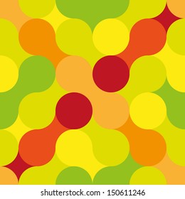 Vintage Abstract Circle Pattern. High quality vector illustration. Eps10.