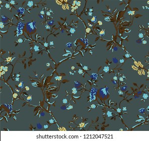 vintage ,
Abstract elegance pattern with floral background in vector 