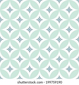 Vintage abstract flower pattern. Seamless patterns. Vector illustration.