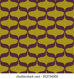 Vintage abstract geometric hand drawn pattern 