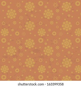 vintage abstract grunge background with lace pattern and dirty spots. Vector, EPS 8