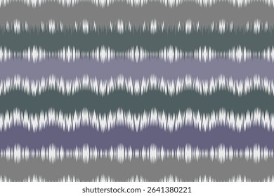 Vintage Abstract Ikat Pattern. Traditional geometric Ethnic pattern seamless. Tribal repeat Ikat Stripes Indian style. Motif ethnic handmade Ikat design for cloth, wallpaper, fabric, textile, silk