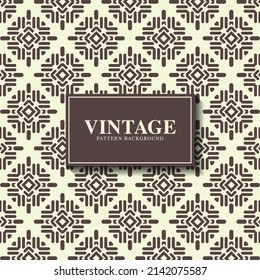 vintage abstract line pattern design