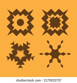 vintage abstract logo vector art