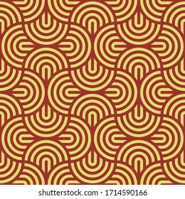 Vintage abstract op art wave pattern. seamless vector background.