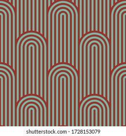Vintage abstract op art wave pattern. seamless vector background.