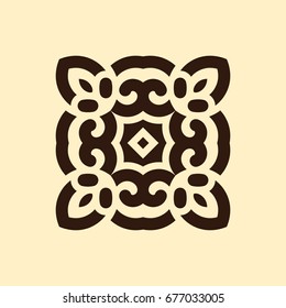 Vintage abstract ornamental logo. Element for design