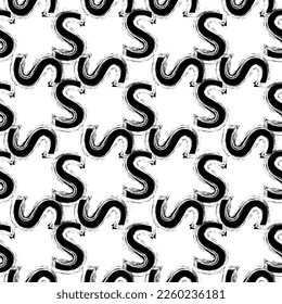 Vintage abstract pattern of seamless design. Suit for wallpaper and fabric print.